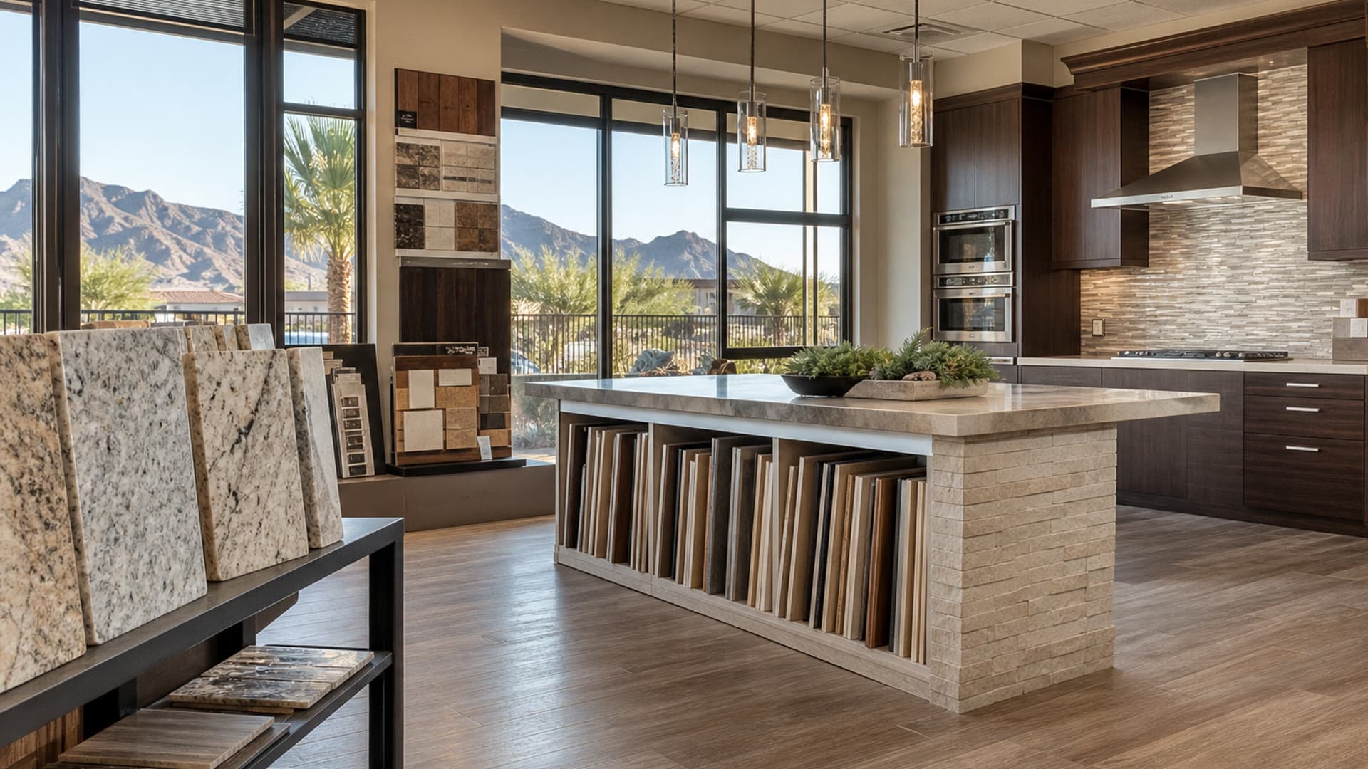 New construction design-center options for an Aliante, Nevada buyer