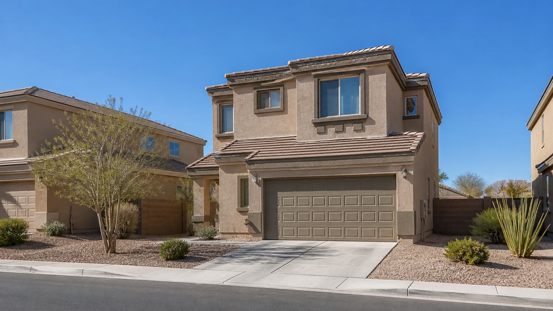 Aliante North Las Vegas investment property on a residential street