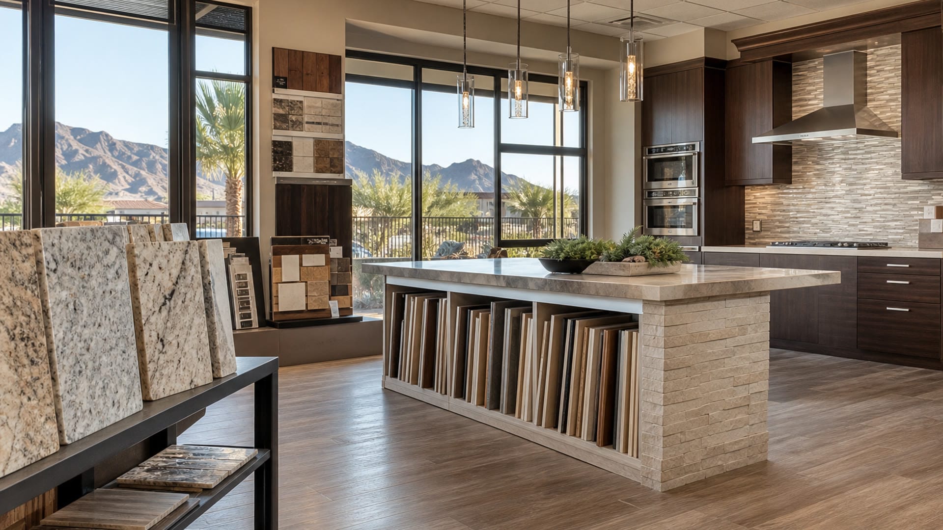 New construction design-center options for an Aliante, Nevada buyer