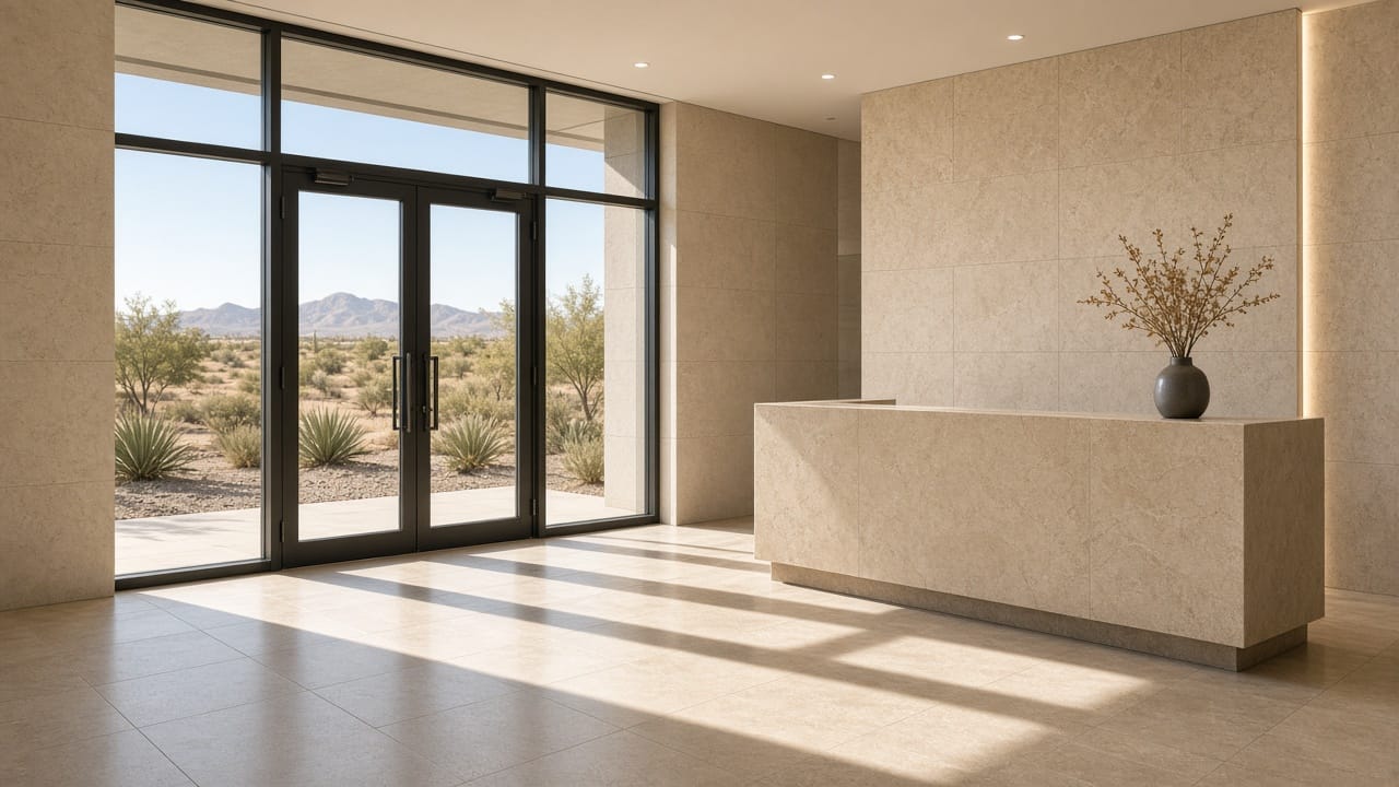 Aliante Corporate Center lobby for website terms of service, North Las Vegas 89084