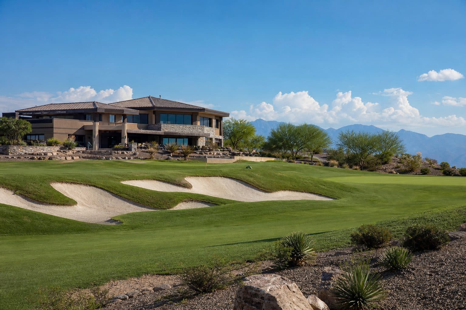 Golf course homes at Club Aliante, North Las Vegas