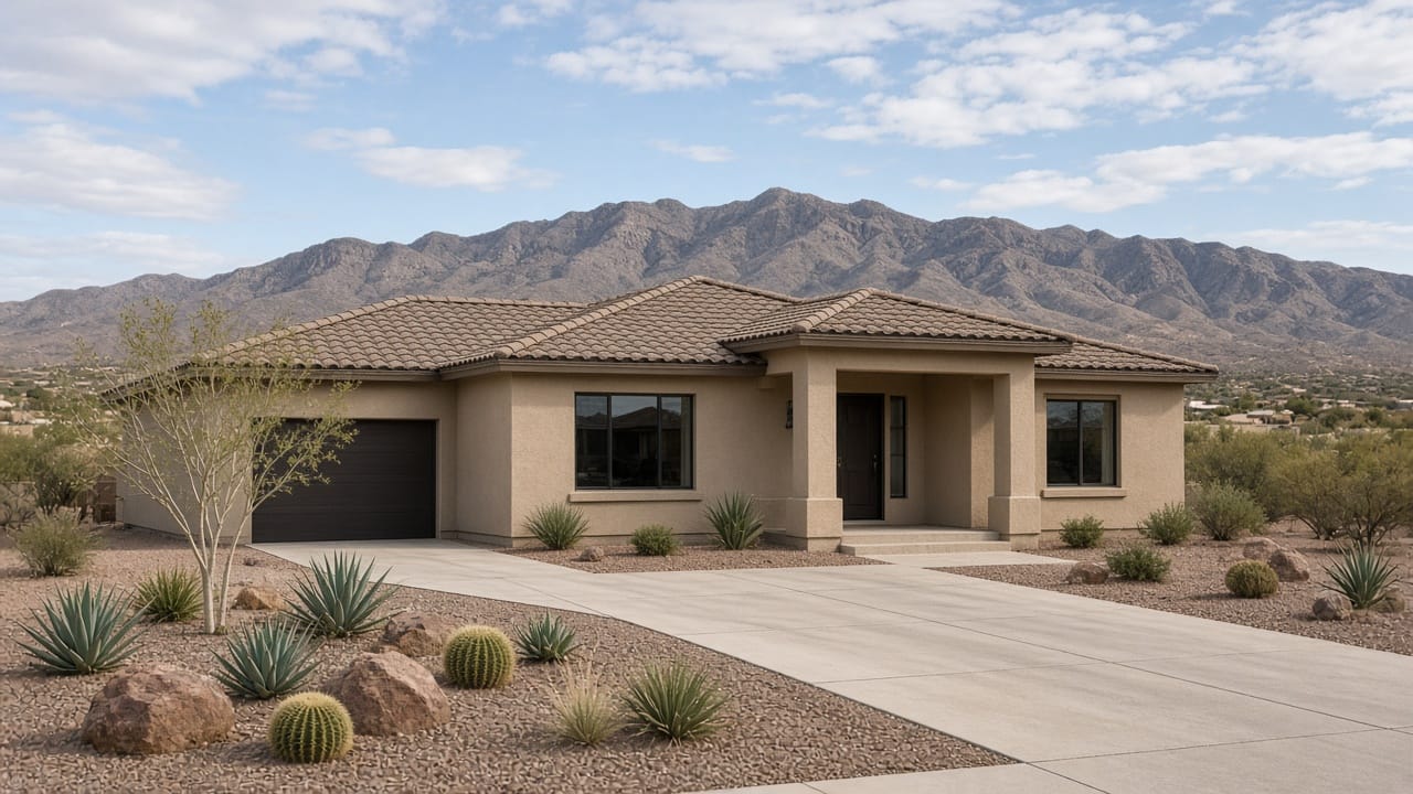 Aliante home exterior in North Las Vegas 89084 — equal housing opportunity, property only