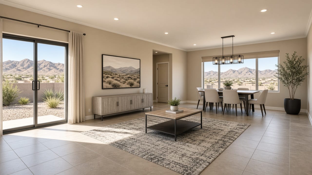 Listing photography of an Aliante home interior in North Las Vegas 89084