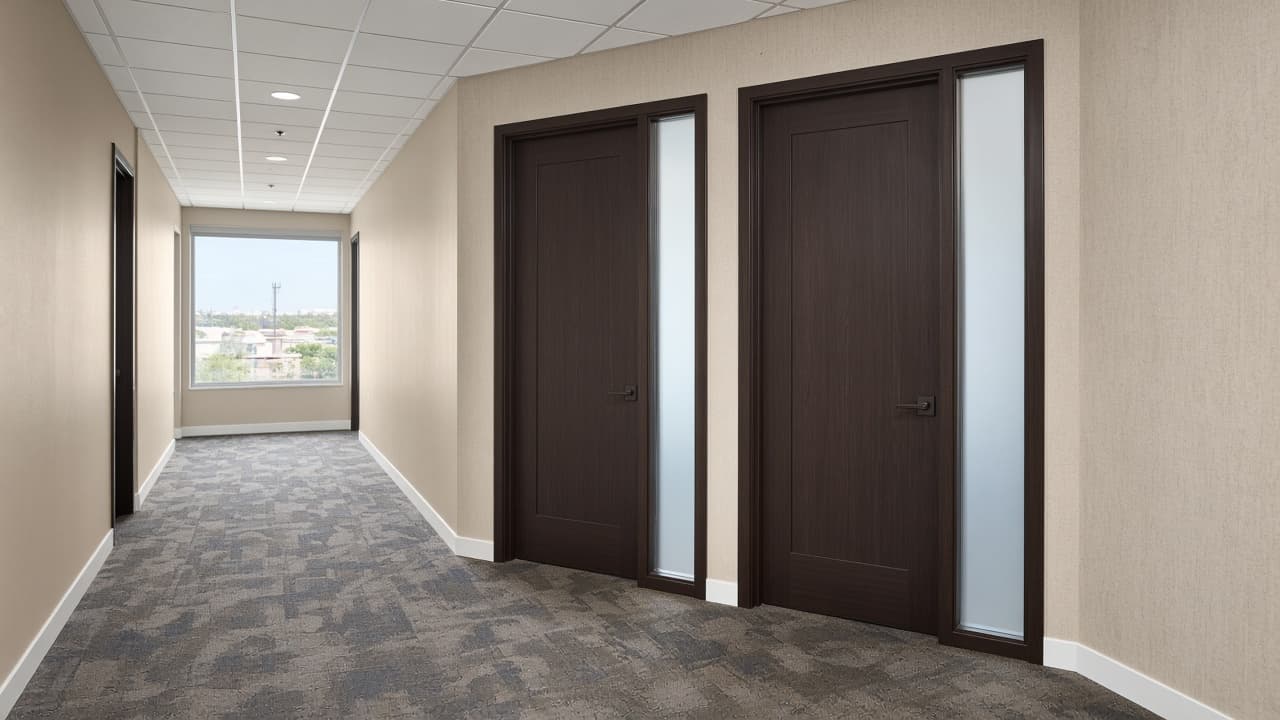 Office corridor at Aliante Corporate Center, 2590 Nature Park Drive, North Las Vegas 89084