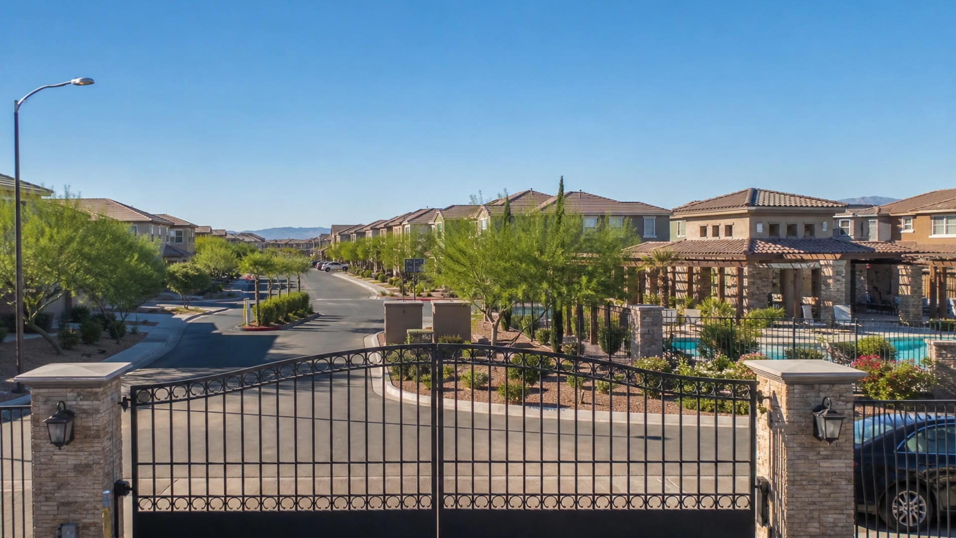 Open-access village homes in The Paseos, Aliante, North Las Vegas