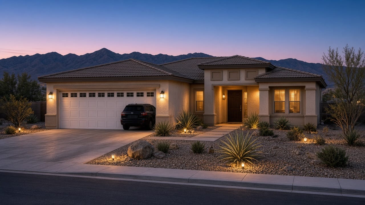 Aliante home exterior used to explain village comps in ZIP 89084